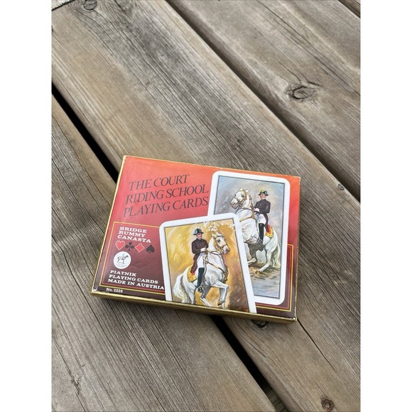 Lipizzaner Double Deck Playing Cards In Package VINTAGE - Picture 5 of 5